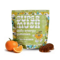 SuperMush Daily Energy Mushroom Supplement Gummies - 28ct/14 Servings