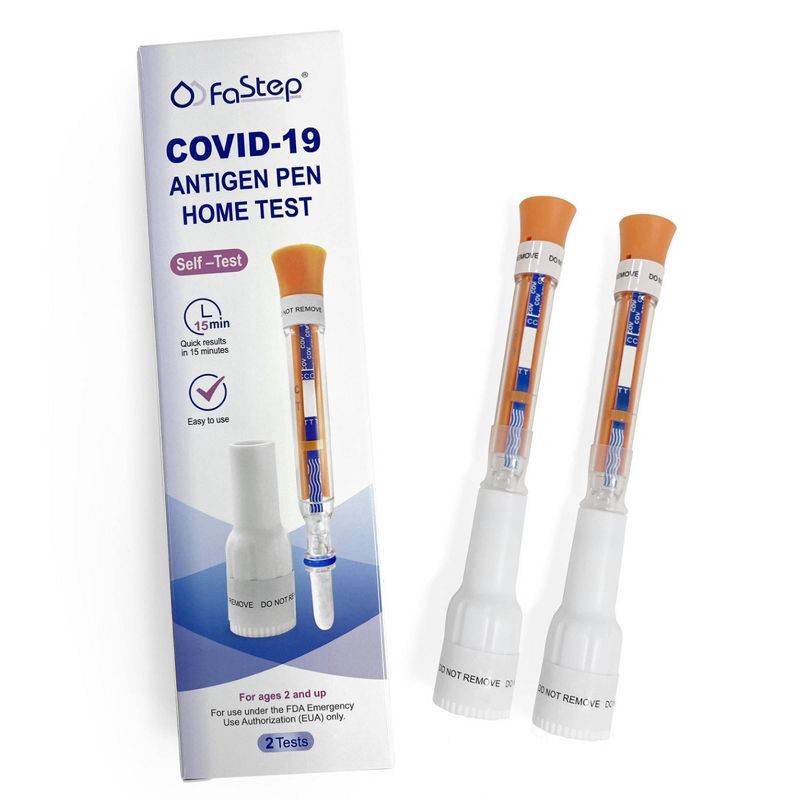 slide 3 of 4, FaStep Covid-19 Antigen Pen Test - 2ct, 2 ct