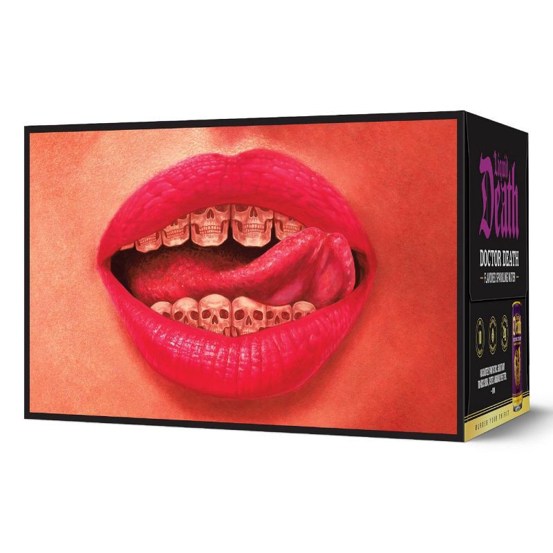 slide 5 of 7, Liquid Death Doctor Death Sparkling Water - 6pk/12 fl oz Cans, 6 ct; 12 fl oz