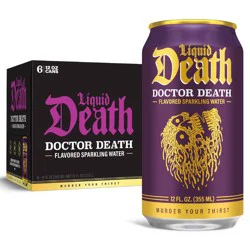 Liquid Death Doctor Death Sparkling Water - 6pk/12 fl oz Cans