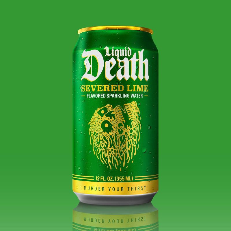 slide 7 of 7, Liquid Death Severed Lime Sparkling Water - 6pk/12 fl oz Cans, 6 ct; 12 fl oz