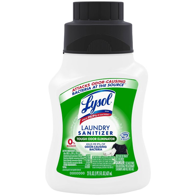 slide 1 of 10, Lysol Laundry Sanitizer Tough Odor Eliminator - 21 fl oz, 21 fl oz