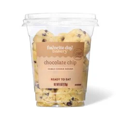 Chocolate Chip Edible Cookie Dough - 6oz - Favorite Day™