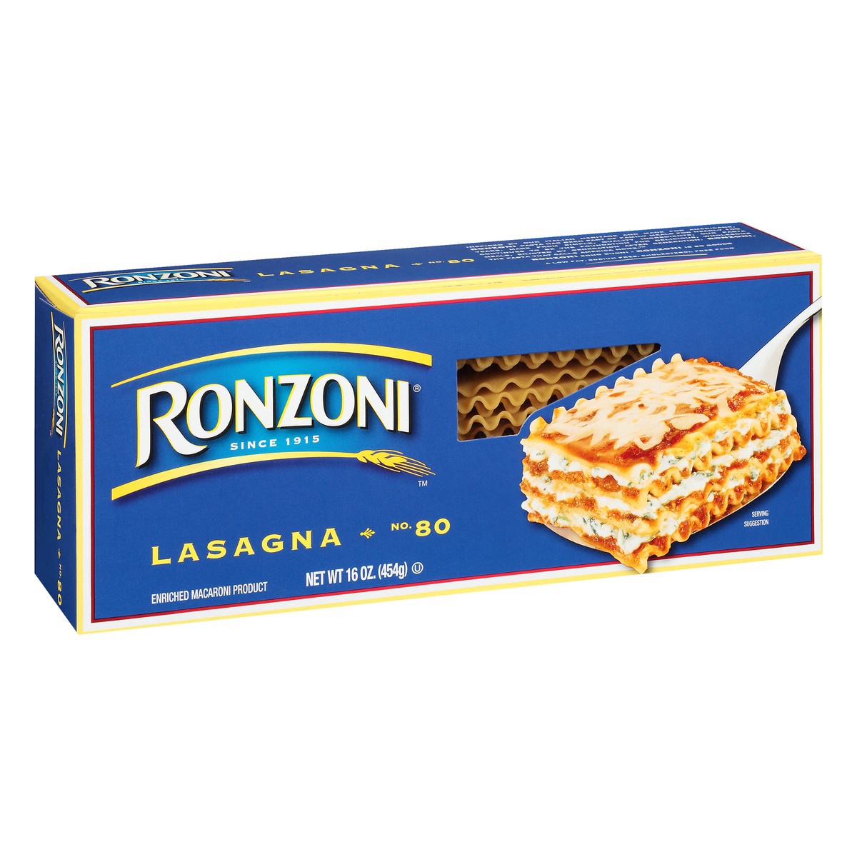 slide 12 of 17, Ronzoni Pasta Lasagna Curly, 16 oz