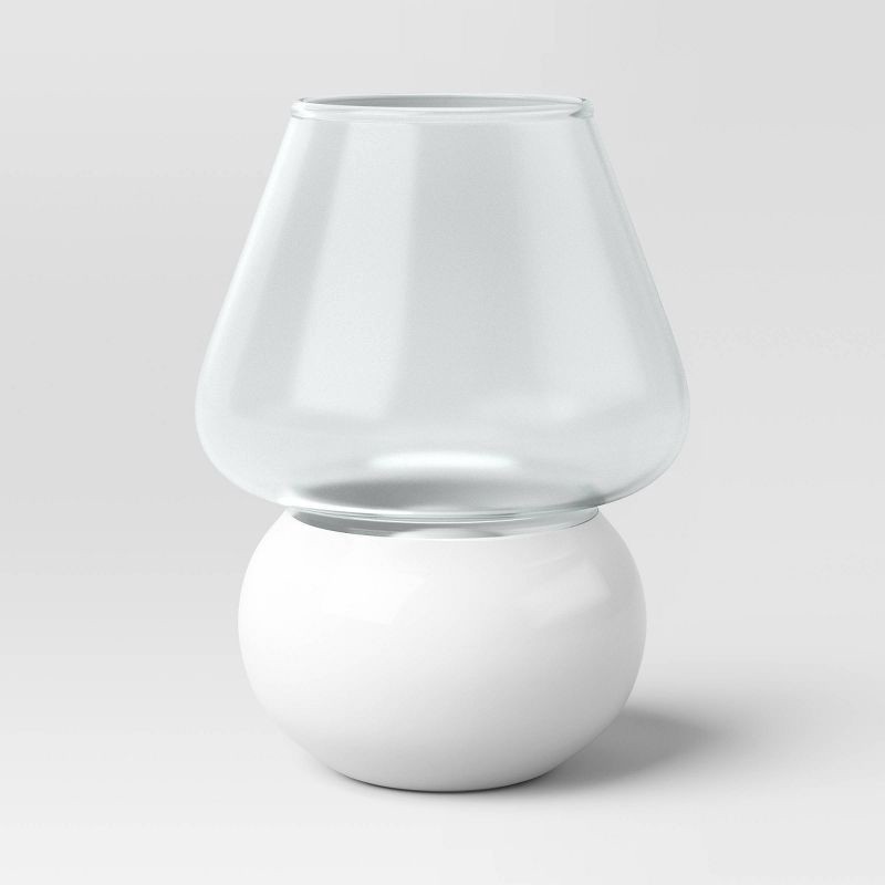 slide 1 of 4, Dome Mushroom Novelty Table Lamp White - Room Essentials™, 1 ct