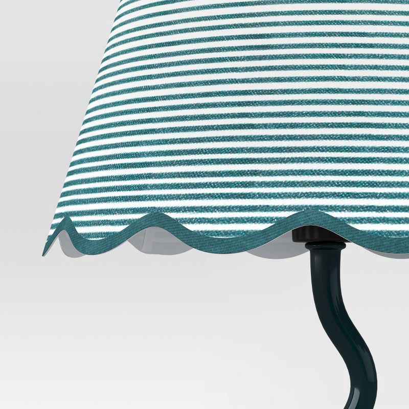 slide 4 of 4, Wave Squiggle Novelty Table Lamp Green - Room Essentials™, 1 ct