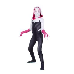 Marvel Kids' Spider Gwen Zentai Halloween Costume Jumpsuit Black S