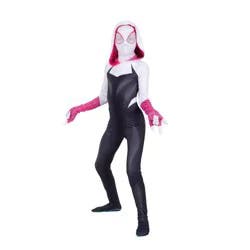 Marvel Kids' Spider Gwen Zentai Halloween Costume Jumpsuit Black S
