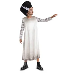 NBCUniversal Studios Girls' Monsters Bride Of Frankenstein Classic Costume Dress 10-12