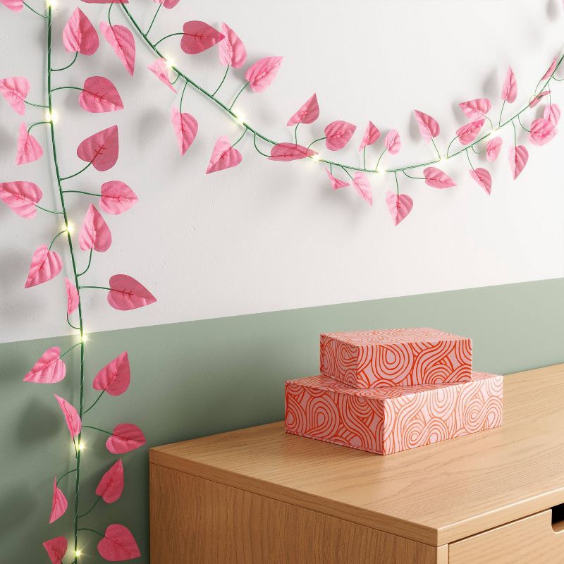 slide 2 of 4, LED Woodrose Vine String Lights Warm White - Room Essentials™, 1 ct