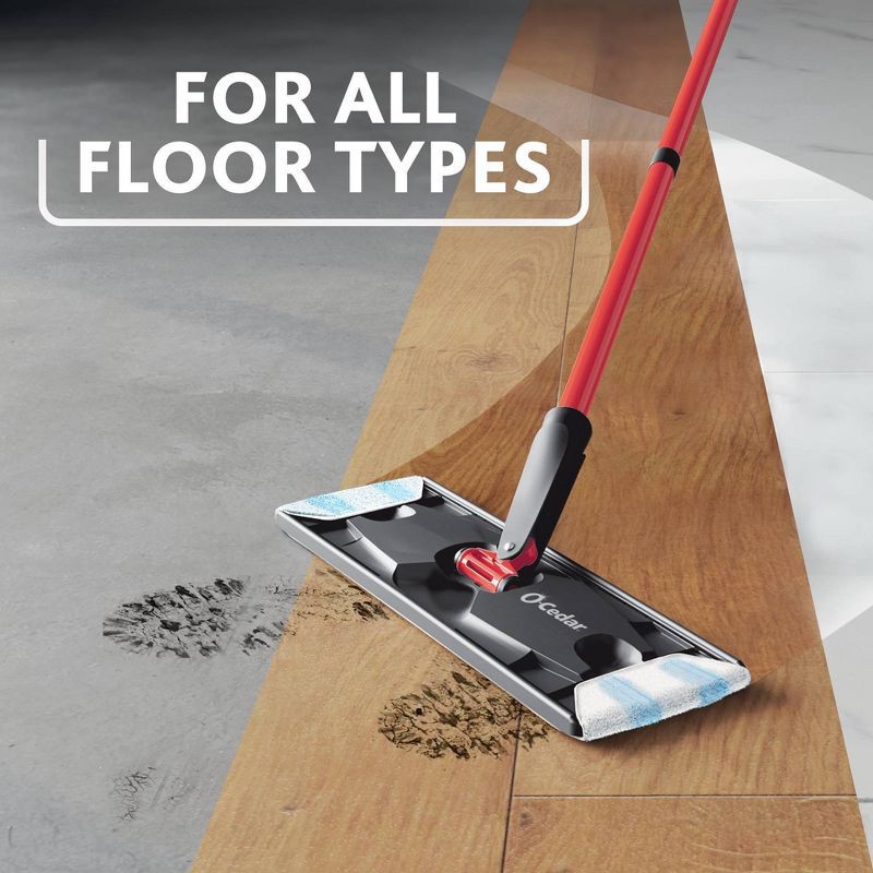 slide 14 of 16, O-Cedar H2prO Flat Mop System, 1 ct