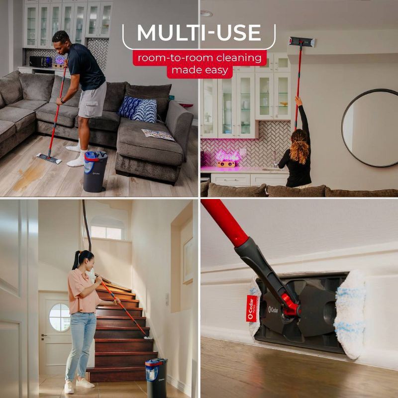 slide 8 of 16, O-Cedar H2prO Flat Mop System, 1 ct