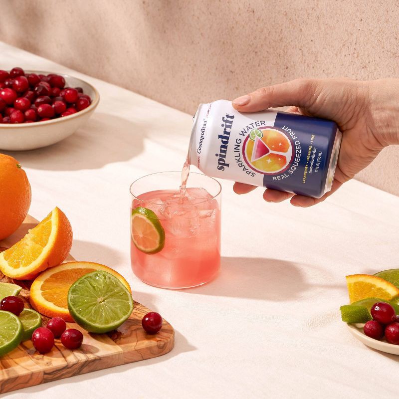 slide 6 of 6, Spindrift Cosnopolitan Sparkling Water - 8pk/12 fl oz Cans, 8 ct; 12 fl oz