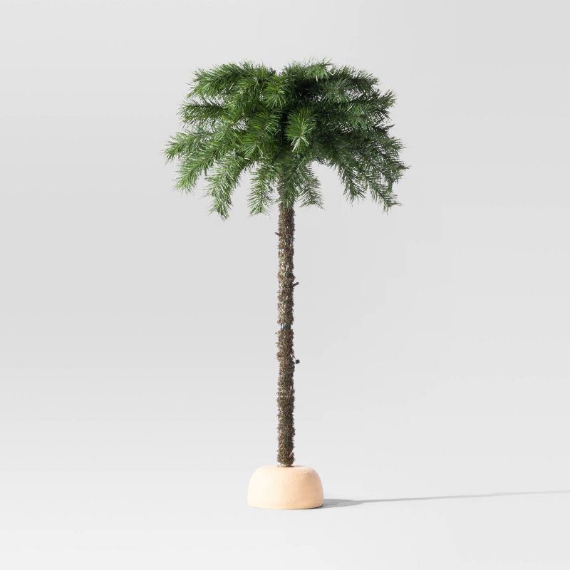 slide 3 of 5, 4' Pre-Lit Palm Artificial Christmas Tree with Clear Lights - Wondershop™, 1 ct