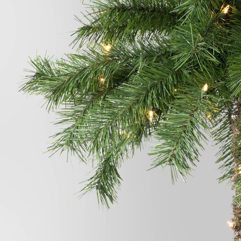 slide 4 of 5, 4' Pre-Lit Palm Artificial Christmas Tree with Clear Lights - Wondershop™, 1 ct