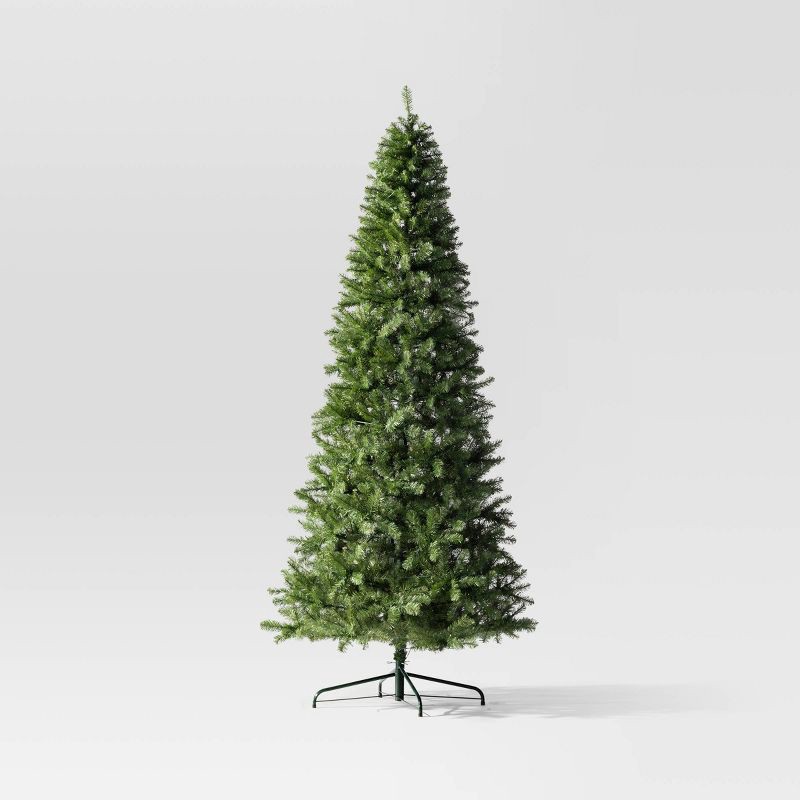 slide 3 of 5, 9' Pre-Lit LED Alberta Spruce Artificial Christmas Tree with Color Changing, Flashing, Fading Lighting Effects - Wondershop™, 1 ct