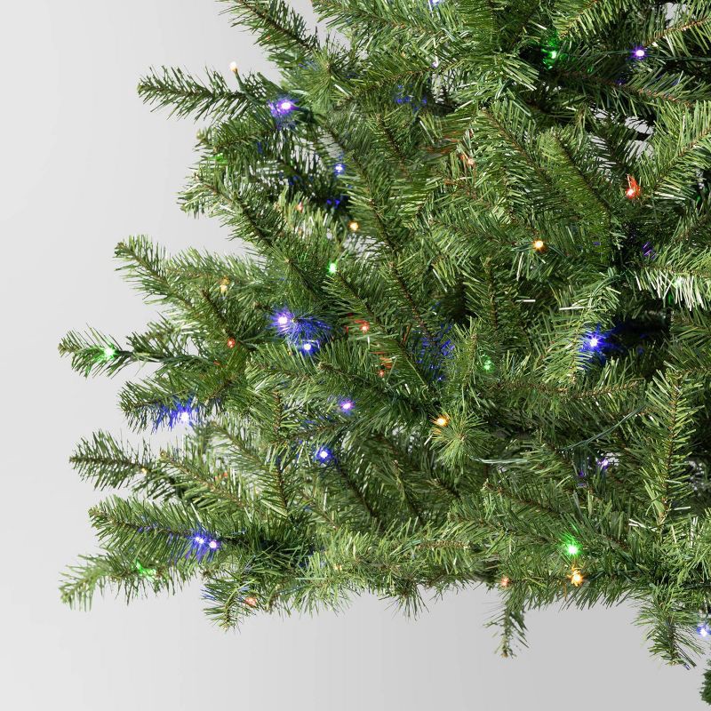 slide 4 of 5, 9' Pre-Lit LED Alberta Spruce Artificial Christmas Tree with Color Changing, Flashing, Fading Lighting Effects - Wondershop™, 1 ct