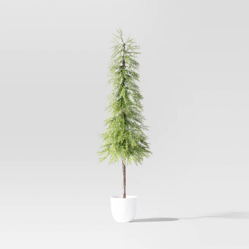 slide 3 of 5, 4' Pre-Lit Potted Balsam Artificial Christmas Tree - Wondershop™, 1 ct