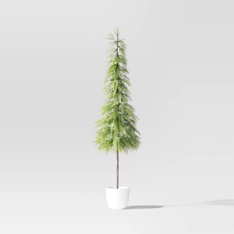 slide 3 of 5, 5' Pre-Lit Potted Balsam Artificial Christmas Tree - Wondershop™, 1 ct