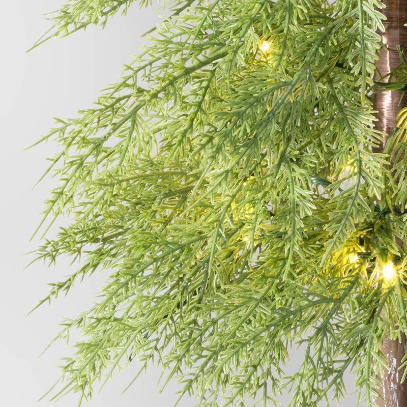 slide 4 of 5, 5' Pre-Lit Potted Balsam Artificial Christmas Tree - Wondershop™, 1 ct