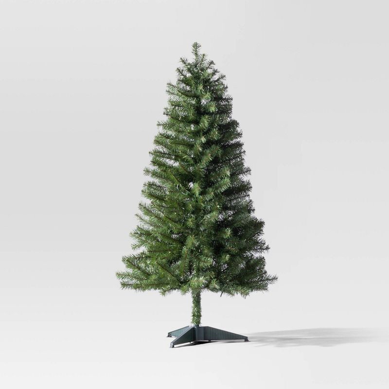 slide 3 of 5, 4' Pre-Lit LED Alberta Spruce Artificial Christmas Tree Multi-Colored/White - Wondershop™, 1 ct