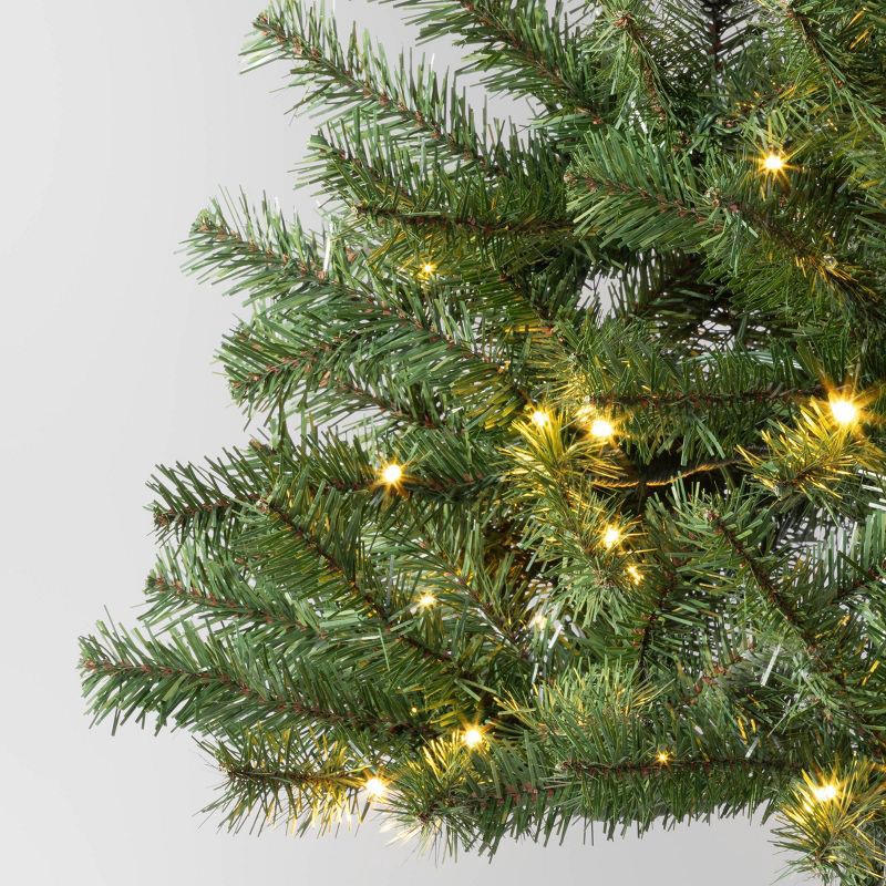 slide 4 of 5, 4' Pre-Lit LED Alberta Spruce Artificial Christmas Tree Multi-Colored/White - Wondershop™, 1 ct