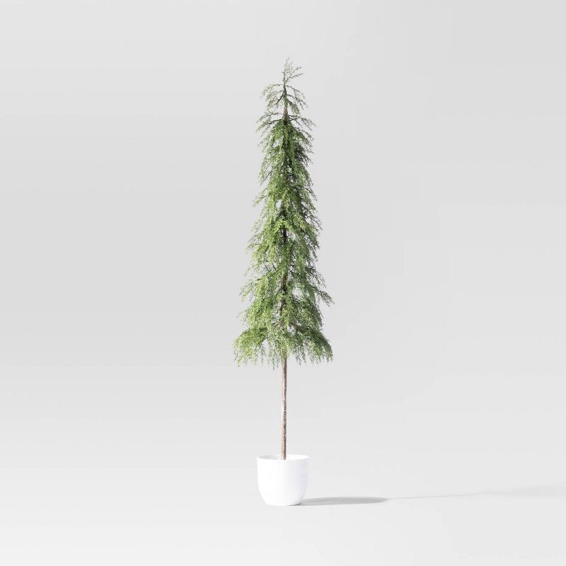 slide 3 of 5, 6' Pre-Lit Potted Balsam Artificial Christmas Tree - Wondershop™, 1 ct