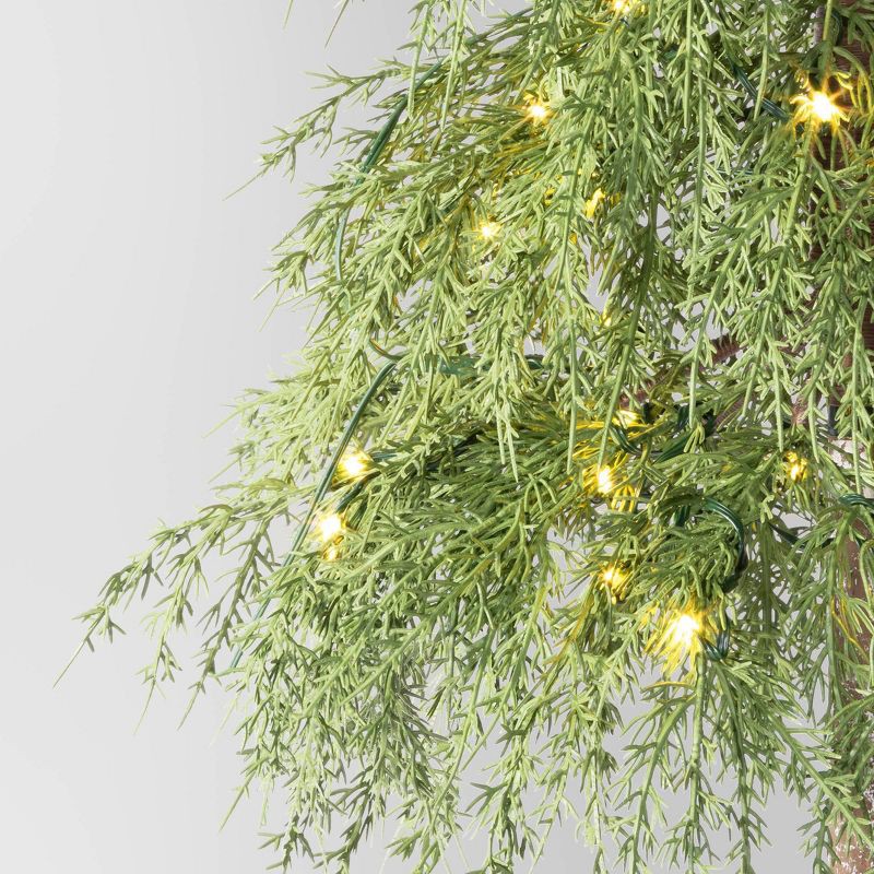 slide 4 of 5, 6' Pre-Lit Potted Balsam Artificial Christmas Tree - Wondershop™, 1 ct
