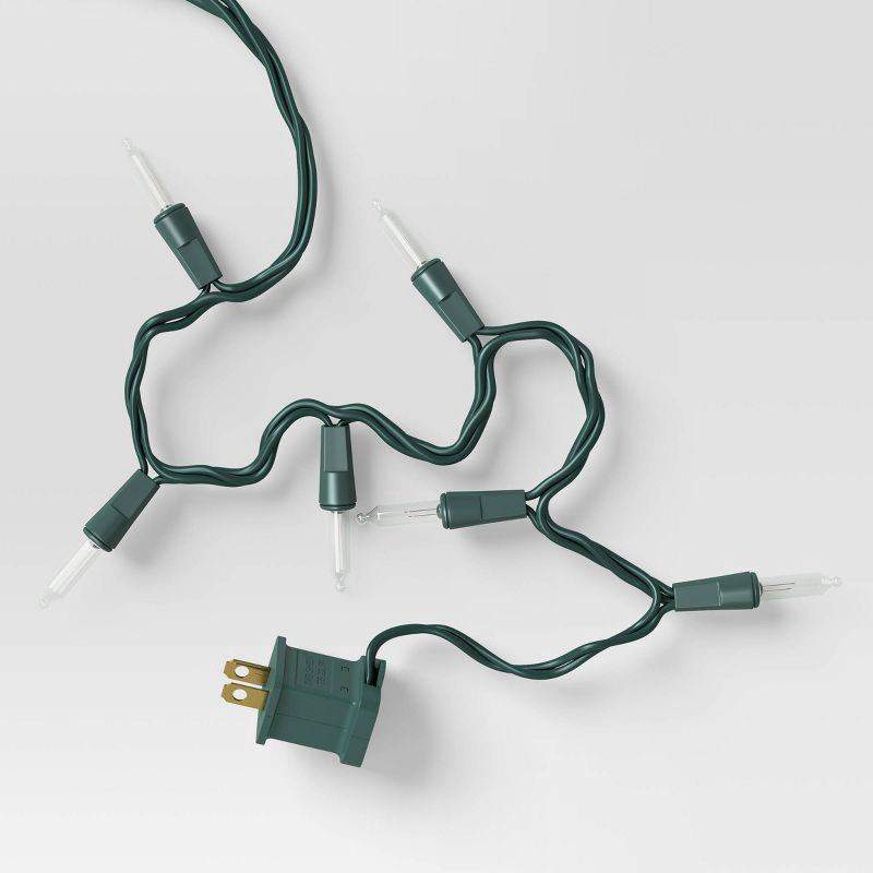 slide 4 of 5, 350ct Twinkling Incandescent Mini Christmas String Lights Clear with Green Wire - Wondershop™, 350 ct