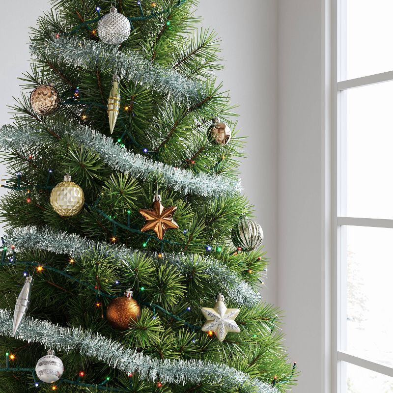 slide 2 of 4, 9.5' 3mm 100ct LED Micro Christmas String Lights Multi-Colored with Green Wire - Wondershop™, 100 ct