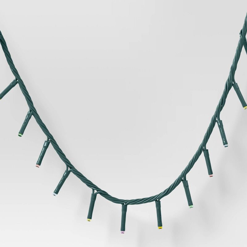 slide 3 of 4, 9.5' 3mm 100ct LED Micro Christmas String Lights Multi-Colored with Green Wire - Wondershop™, 100 ct