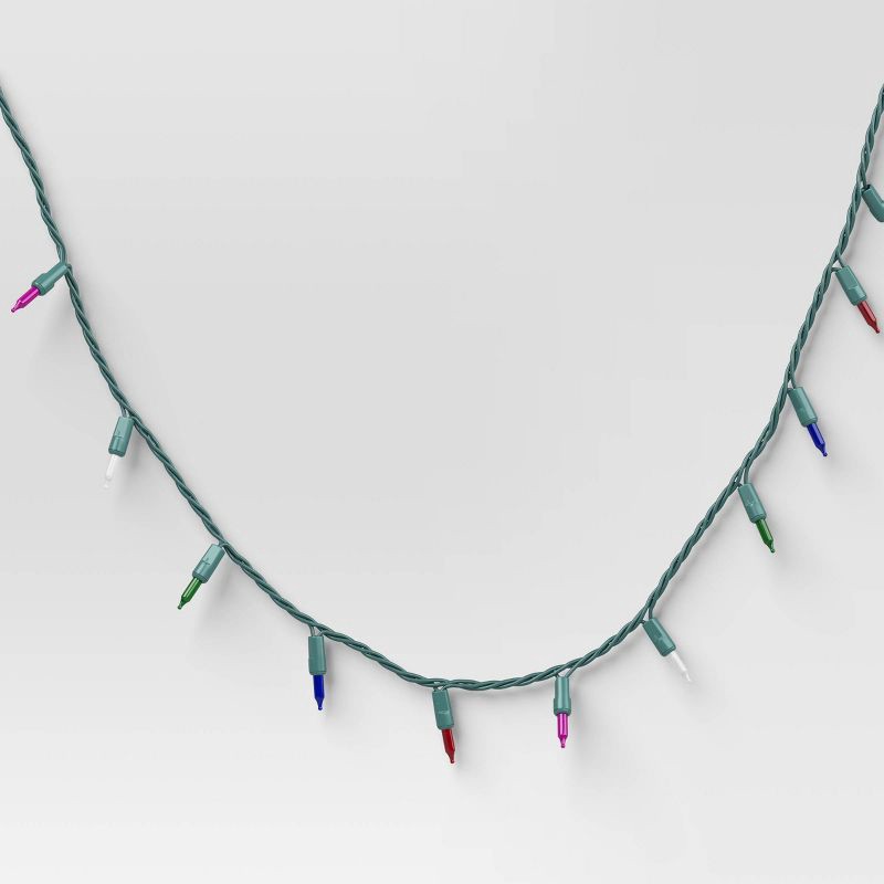 slide 3 of 5, 350ct Twinkling Incandescent Mini Christmas String Lights Multi-Color with Green Wire - Wondershop™, 350 ct