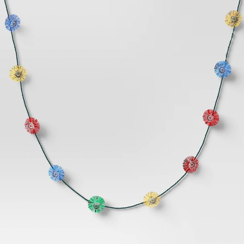 slide 3 of 4, 20ct Christmas Tinsel Lights Multi-Colored with Green Wire - Wondershop™, 20 ct