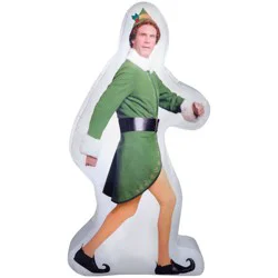 Warner Bros. 6' Christmas Indoor/Outdoor Lighted Inflatable Strolling Buddy the Elf