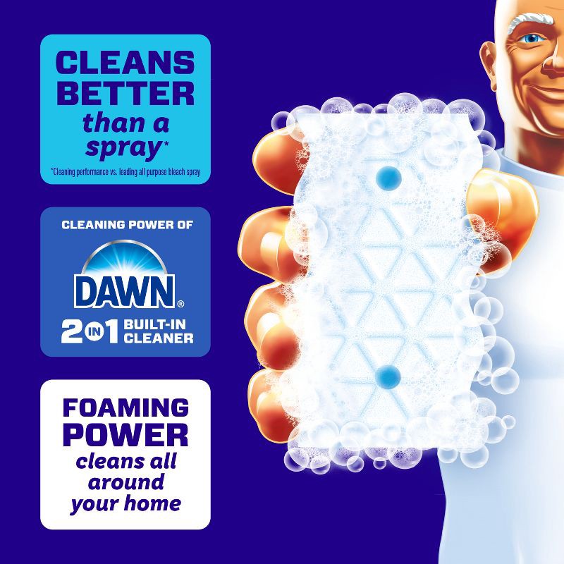 slide 3 of 14, Mr. Clean Magic Eraser 2-in-1 Built-In Cleaner - 7ct, 7 ct