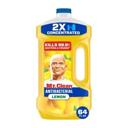 Mr. Clean Lemon Liquid Antibacterial Multi-Surface Cleaner - 64 fl oz