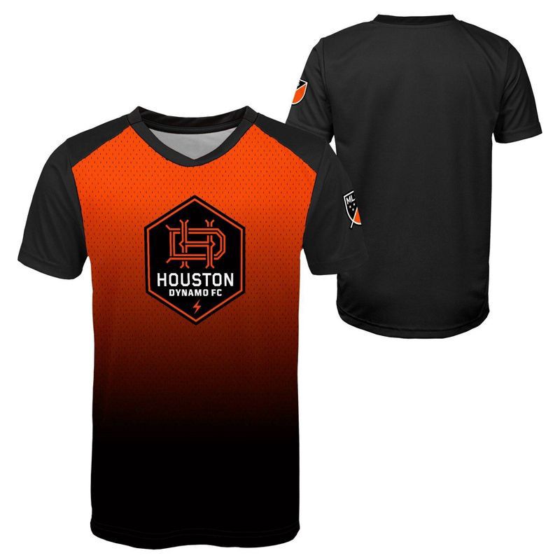 slide 1 of 3, MLS Houston Dynamo Boys' Sublimated Poly Jersey - XS: Team Logo Pullover, 1 ct