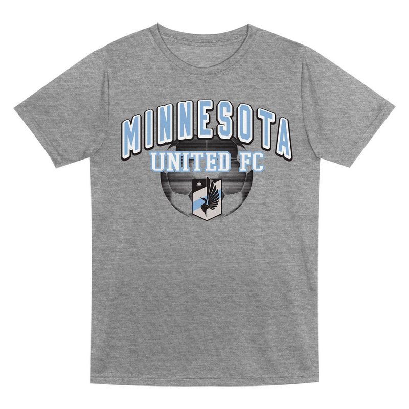 slide 2 of 2, MLS Minnesota United FC Toddler Boys' 2pk T-Shirt - 3T: Sports Team Logo Knit Tees, 2 ct