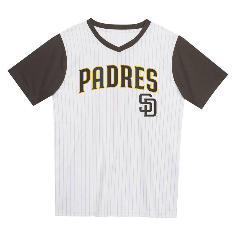 MLB San Diego Padres Boys' Pullover Jersey - M: Team Logo, Fit, V