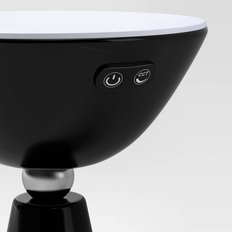 slide 4 of 5, Portable Rechargeable Ambient Mood Lamp with Sunset Light Effect Black - Room Essentials™, 1 ct