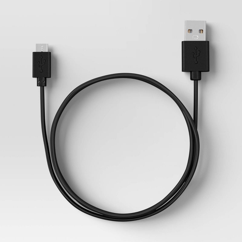 slide 5 of 5, Portable Rechargeable Ambient Mood Lamp with Sunset Light Effect Black - Room Essentials™, 1 ct