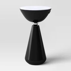 Portable Rechargeable Ambient Mood Lamp with Sunset Light Effect Black - Room Essentials™