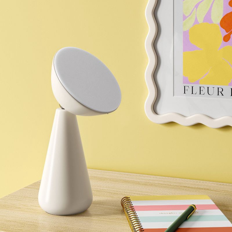 slide 2 of 5, Portable Rechargeable Ambient Mood Lamp with Sunset Light Effect White - Room Essentials™, 1 ct