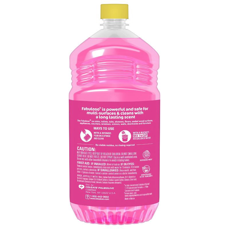 slide 9 of 12, Fabuloso Watermelon Multi-Purpose Cleaner 2X Concentrated Formula Floor Cleaner - 56 oz, 56 oz