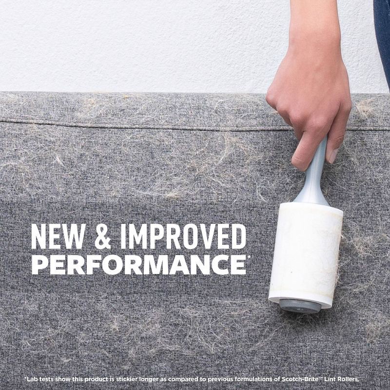 slide 2 of 10, Scotch-Brite Pet Hair Pickup Lint Roller - 2ct, 2 ct