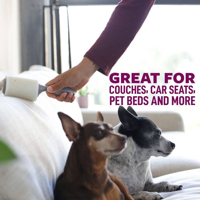 slide 3 of 9, Scotch-Brite Pet Hair Pickup Lint Roller - 2ct, 2 ct