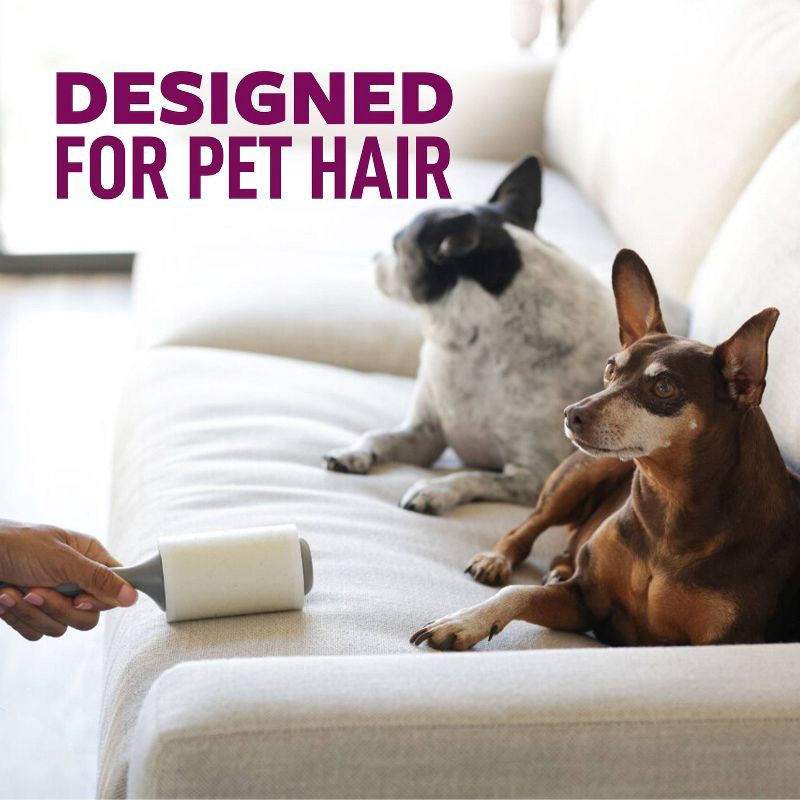 slide 6 of 9, Scotch-Brite Pet Hair Pickup Lint Roller - 2ct, 2 ct