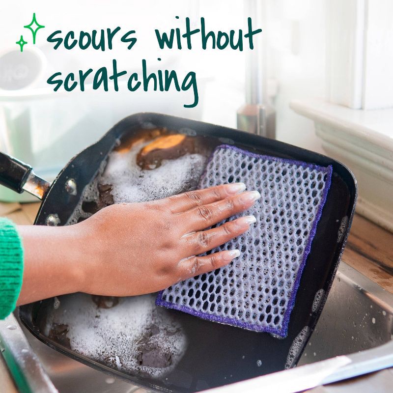 slide 5 of 10, Scotch-Brite Stay Clean Scrubbing Dish Cloth - 2ct, 2 ct