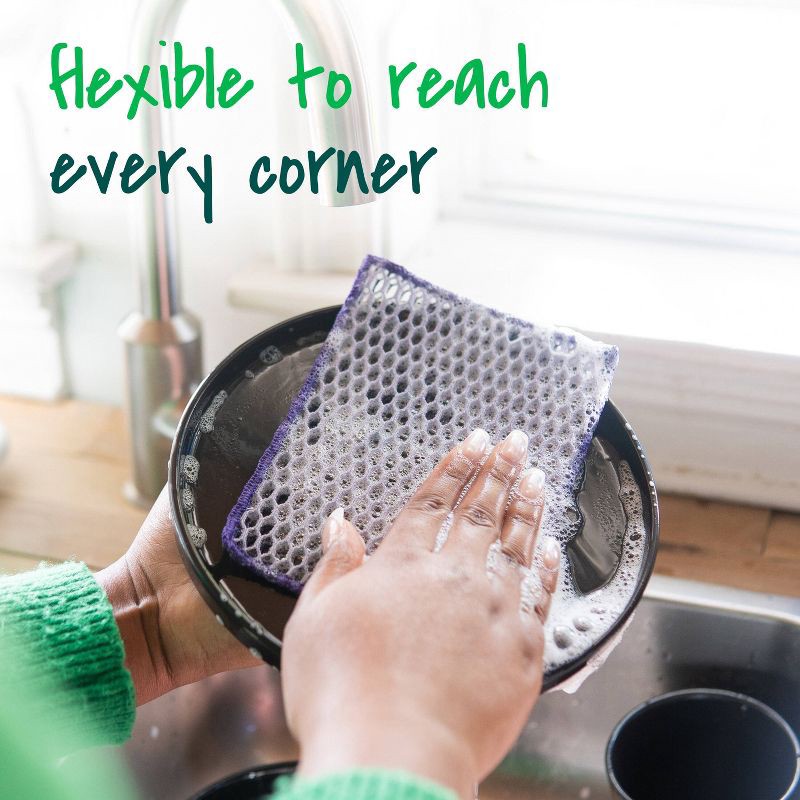 slide 7 of 10, Scotch-Brite Stay Clean Scrubbing Dish Cloth - 2ct, 2 ct