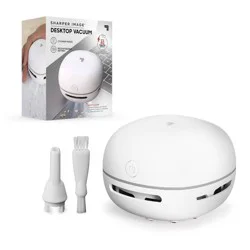 Sharper Image Desktop Vacuum White